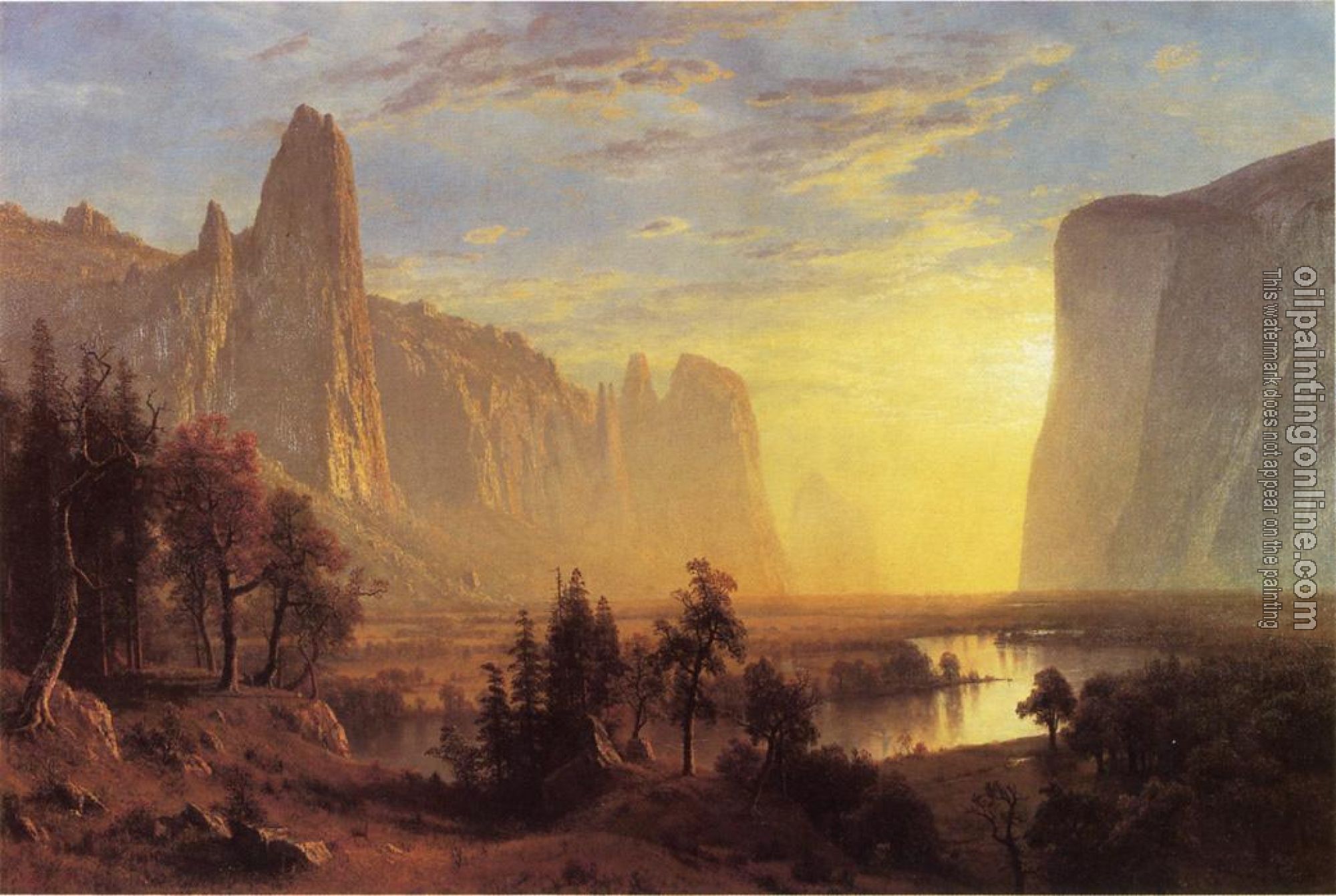 Bierstadt, Albert - Yosemite Valley Yellowstone Park